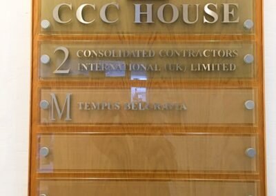 Glass Display & Directory Signs 6